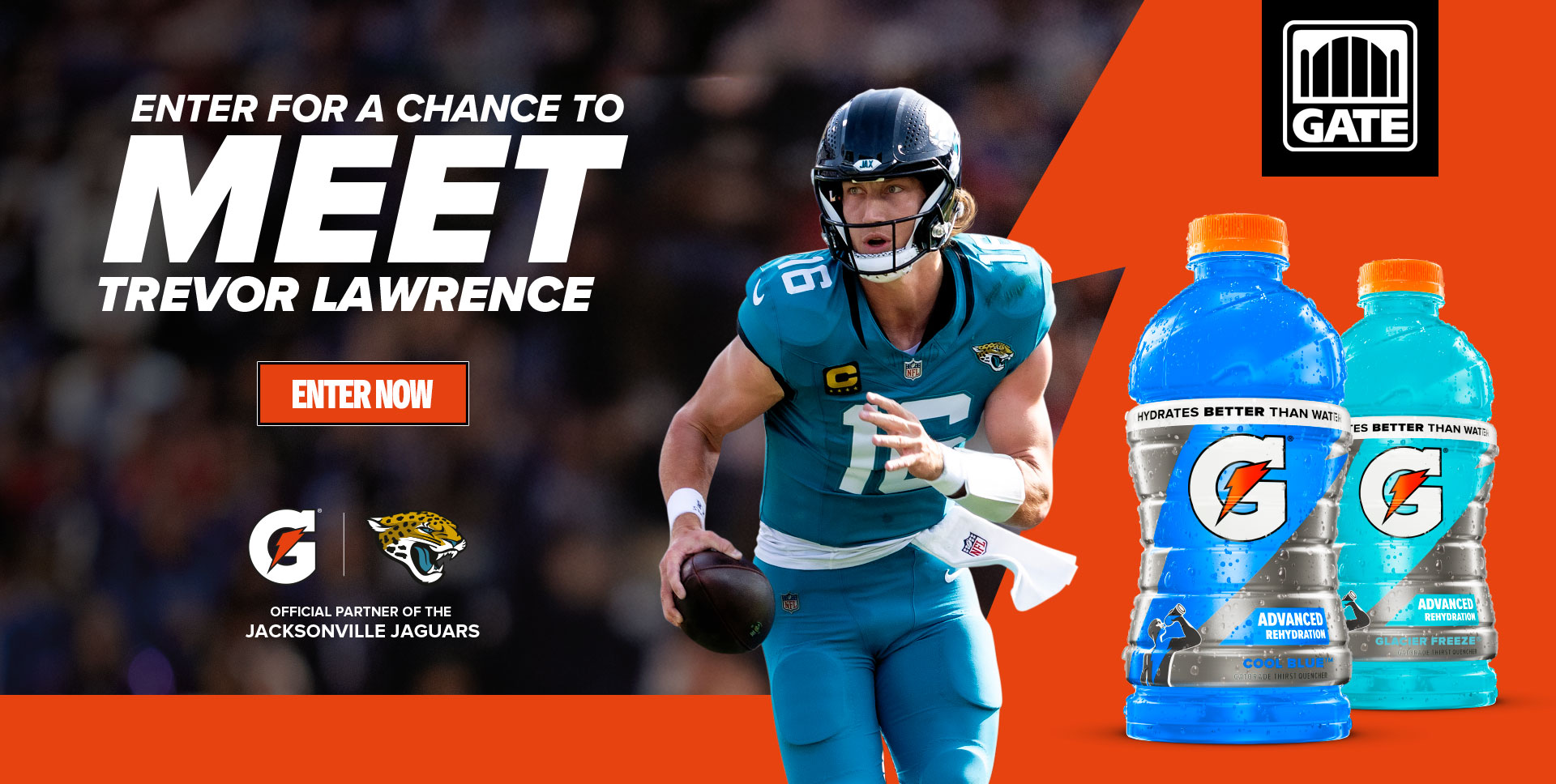 2026 GATORADE GATE TREVOR LAWRENCE SWEEPSTAKES